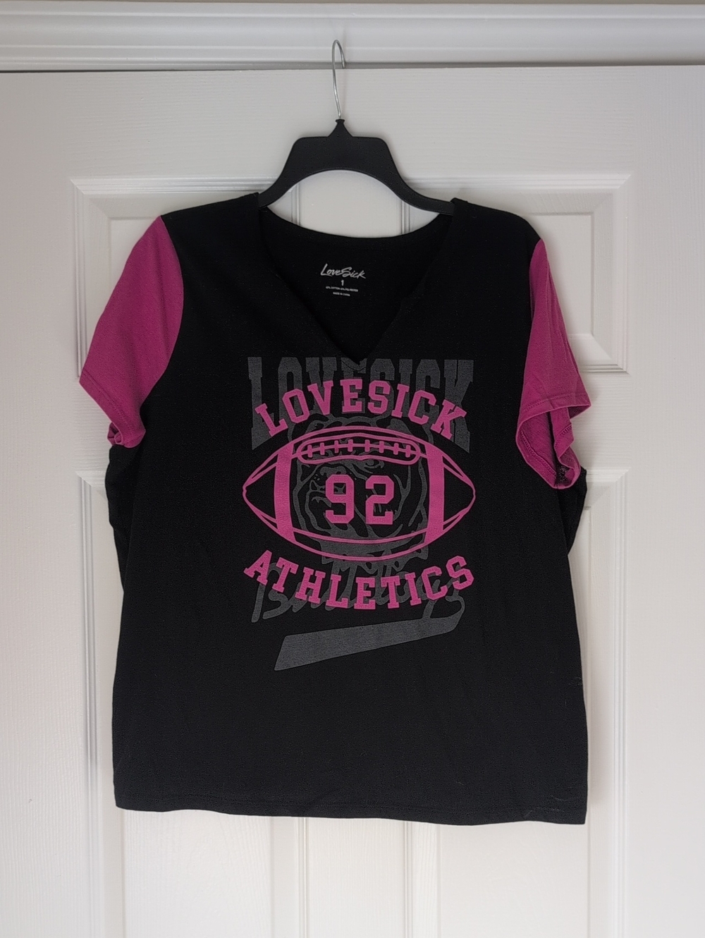 Lovesick '92 Athletics V-Neck Tee